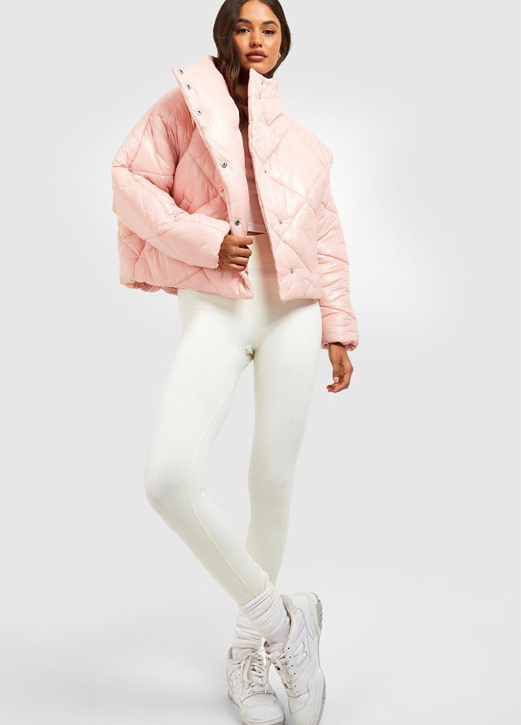 Розовая демисезонная куртка Boohoo