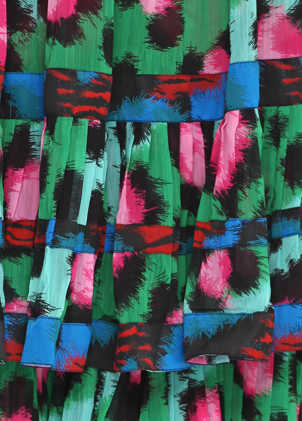 Разноцветная кэжуал с абстрактным узором юбка Kenzo x H&M макси
