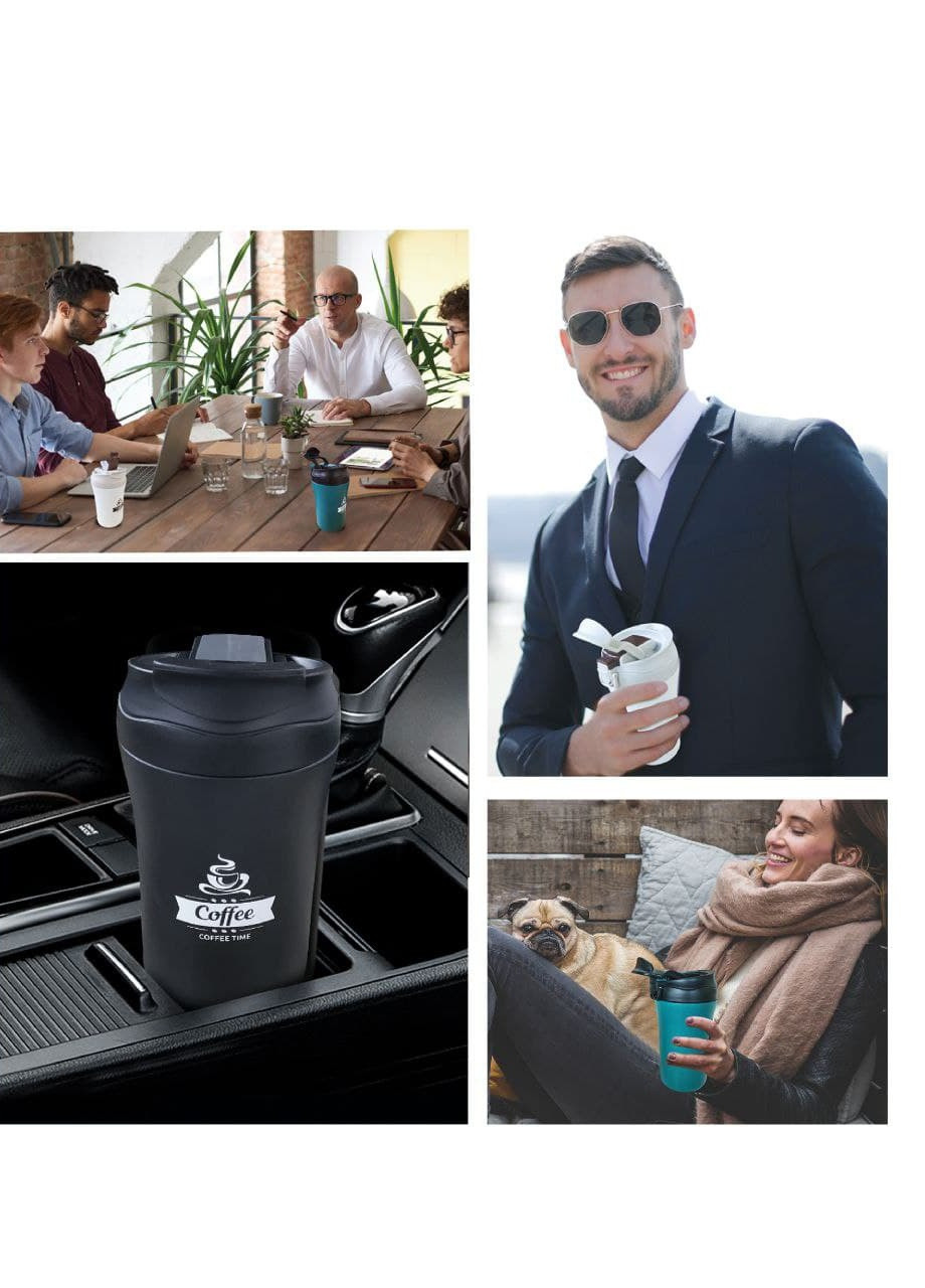 Термокружка 450 мл Термос кружка з нержавіючої сталі As Seen On TV (252011115)