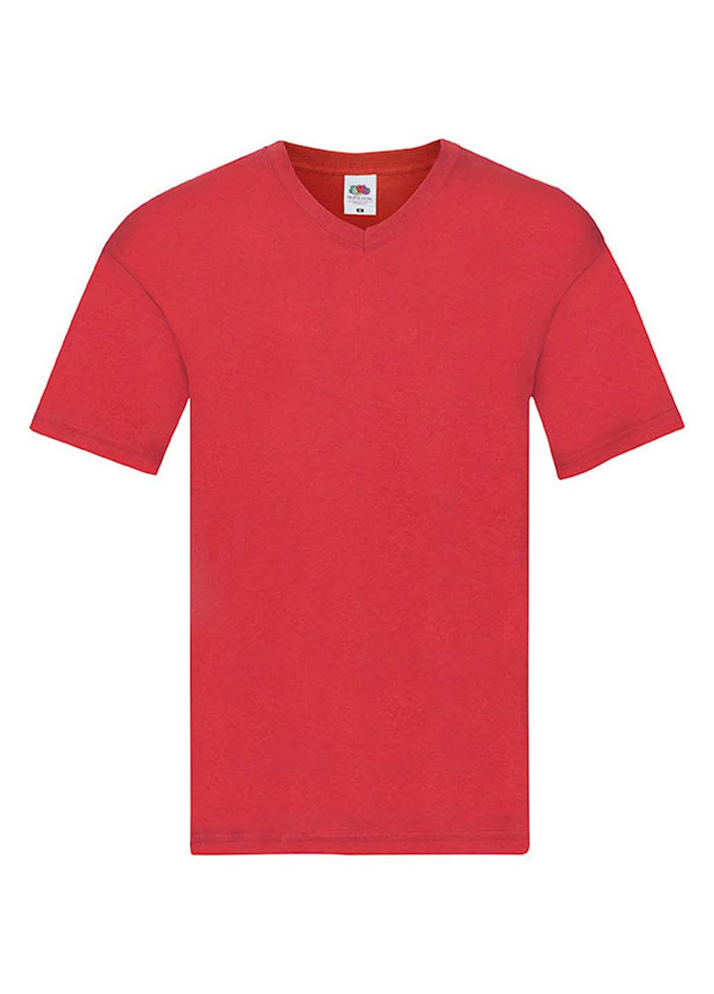 Красная футболка Fruit of the Loom Original