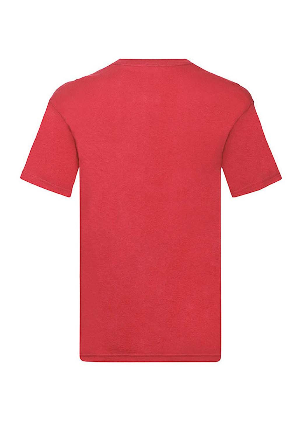 Красная футболка Fruit of the Loom Original
