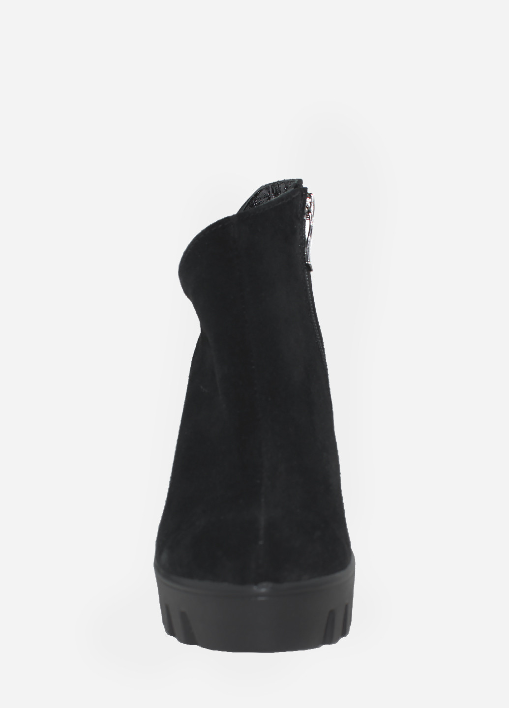 Осенние ботинки rsумаpr-11 черный Soldi из натуральной замши