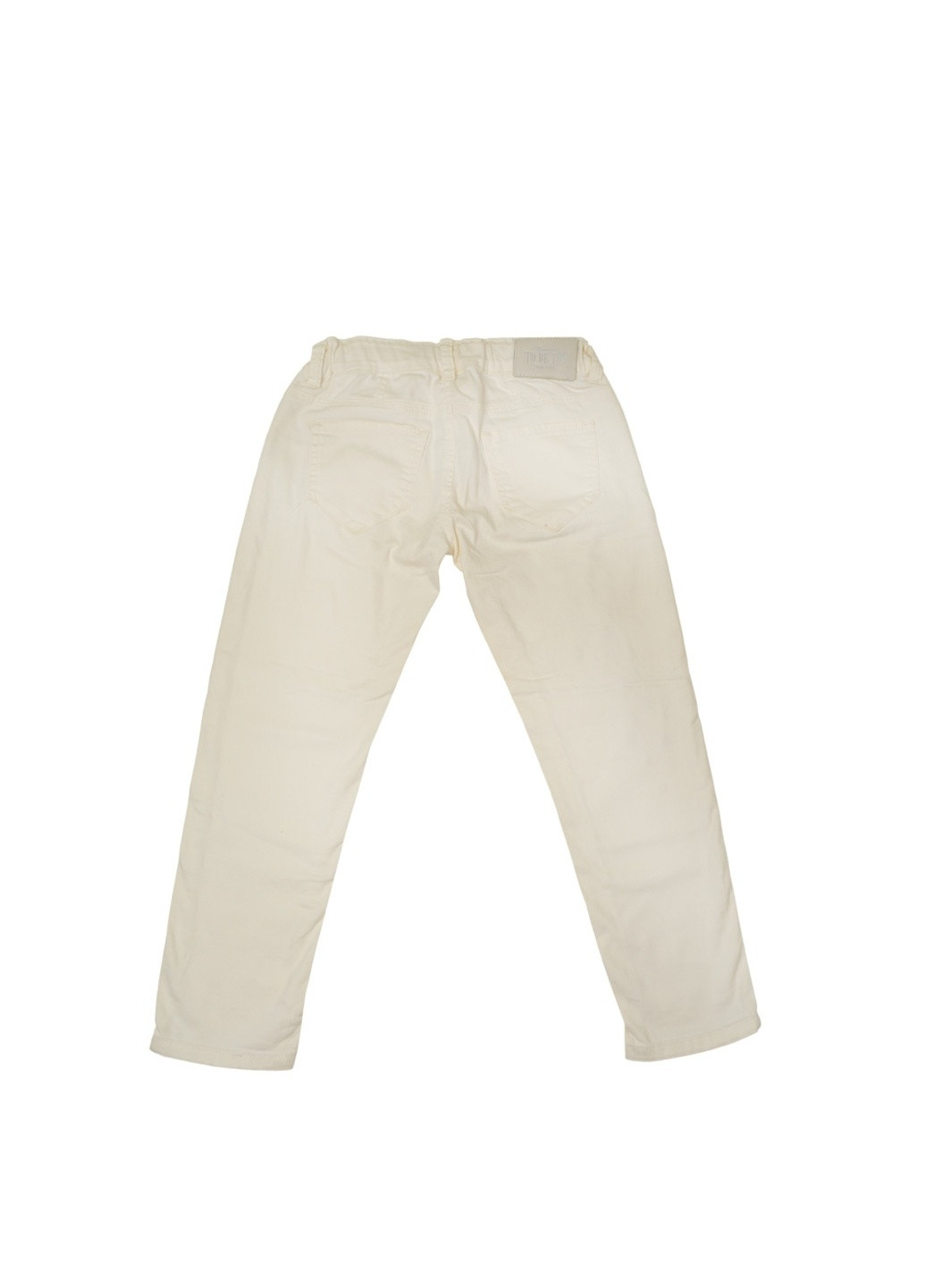 Белые кэжуал летние прямые брюки To Be Too
