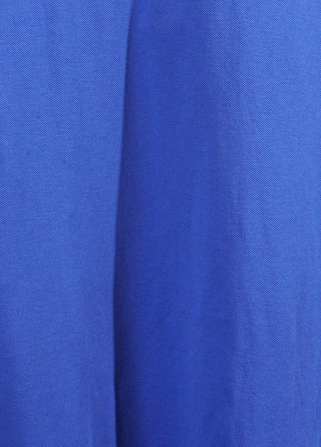 Синее кэжуал платье поло Tom Tailor с логотипом