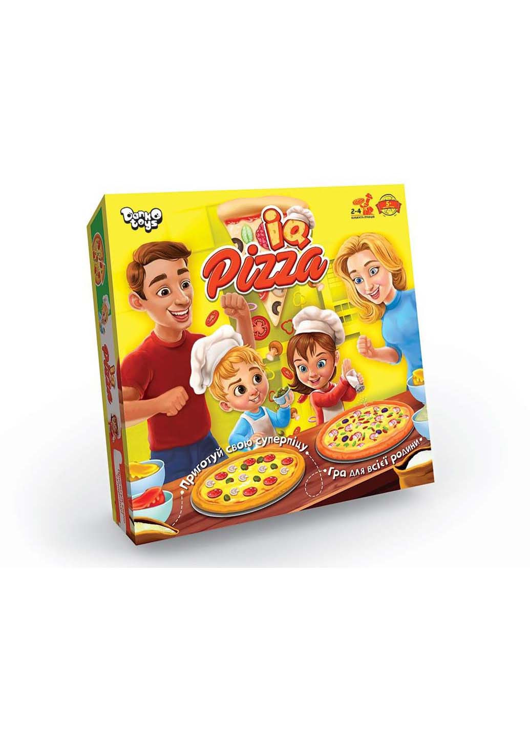 Настільна гра IQ Pizza укр Danko Toys 25 x 25 x 4 (232013487)