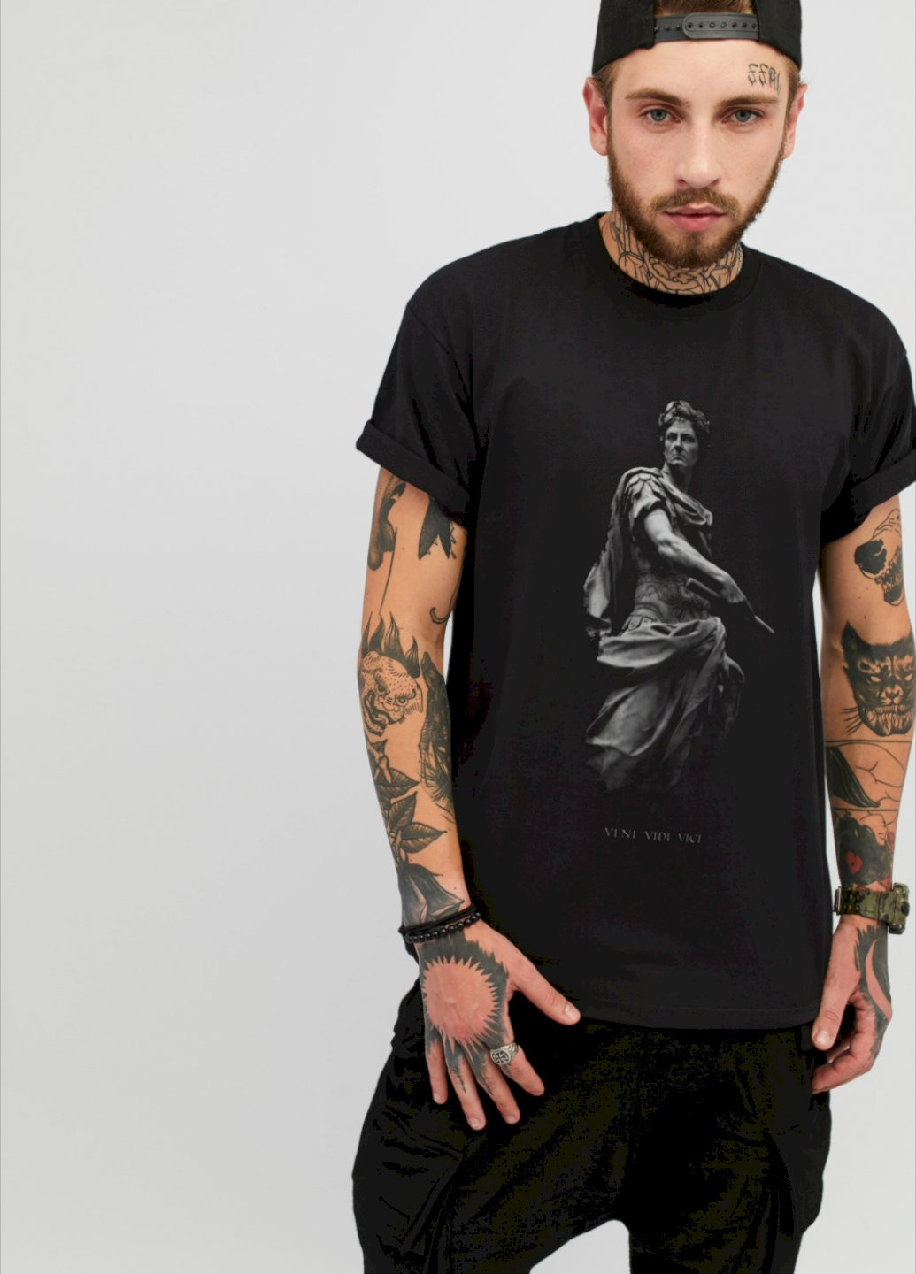 Черная футболка мужская YAPPI