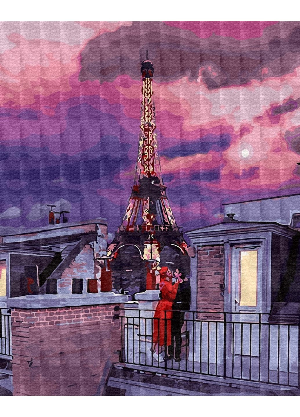 Картина по номерам "Французский закат" GX30104 Brushme (197531775)