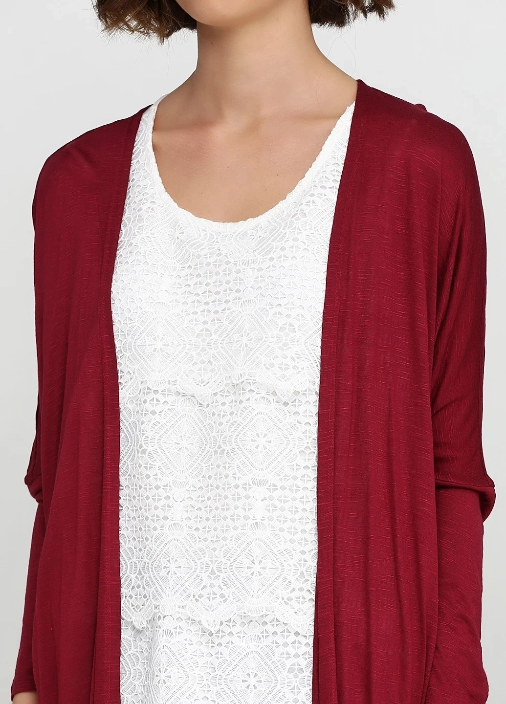 Бордовый демисезонный кардиган Avon