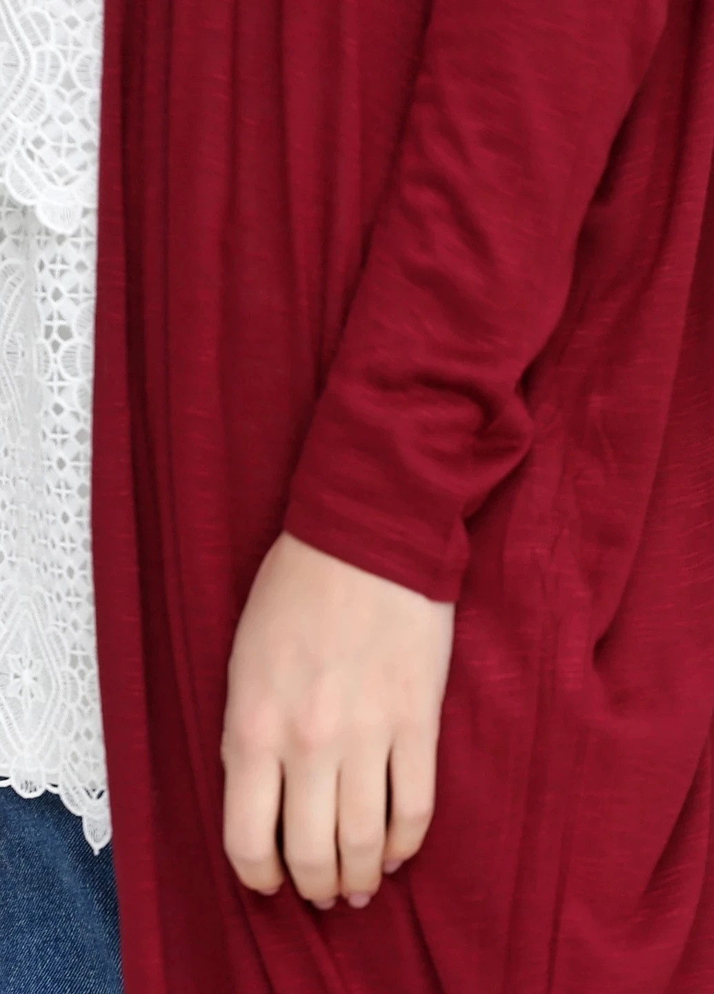 Бордовый демисезонный кардиган Avon