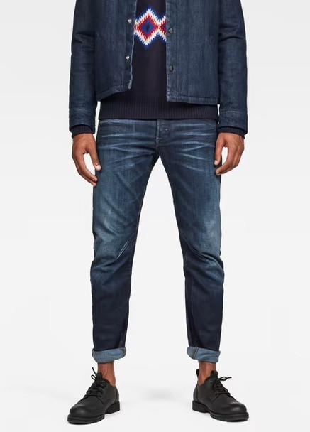 Черные демисезонные джинсы Raw