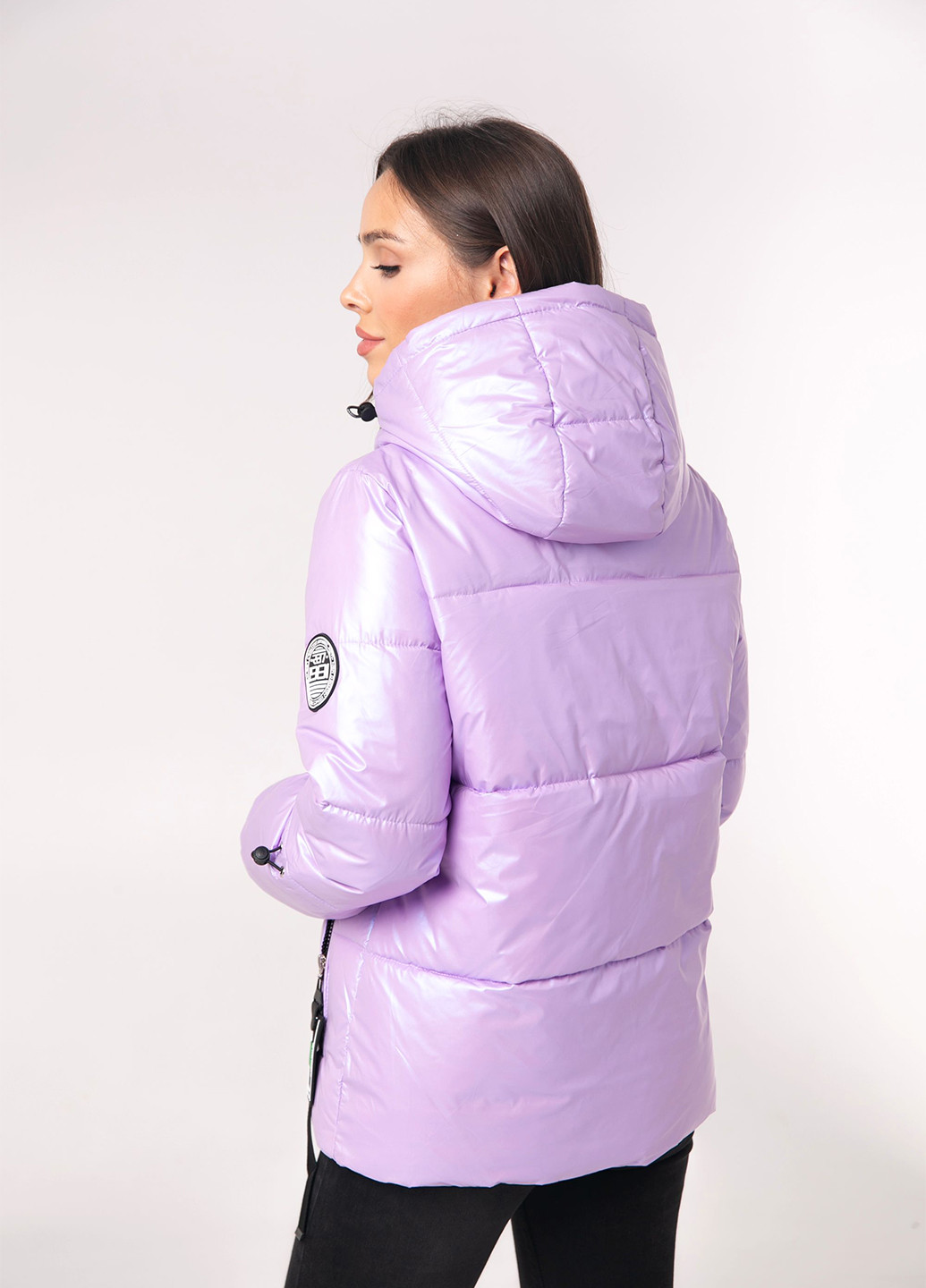 Фиолетовая зимняя куртка Icon