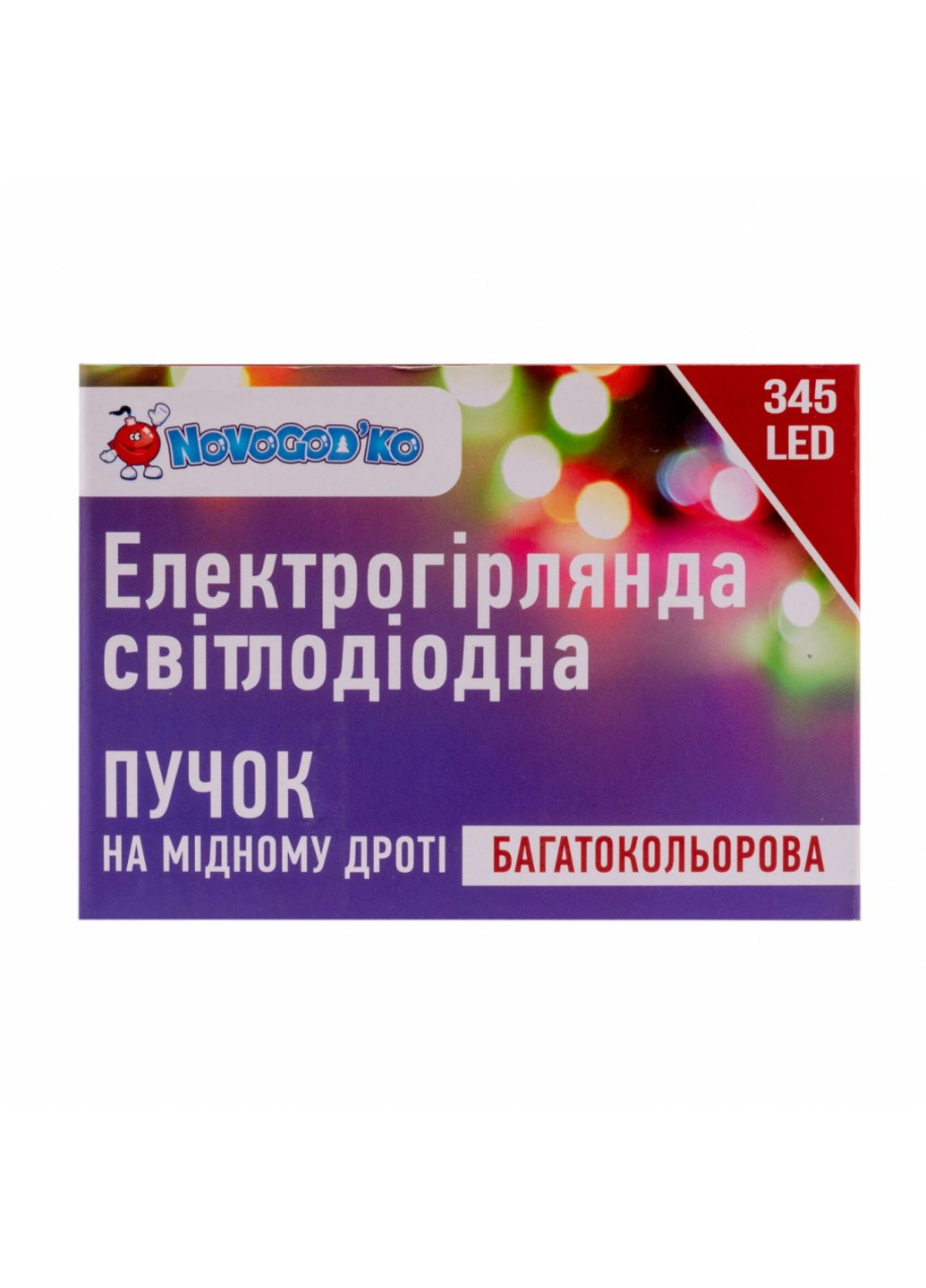 Гірлянда Novogod`ko Кінський хвіст, мідн.проводу 345 LED, Color, 2,3м (974225) Power (254593371)