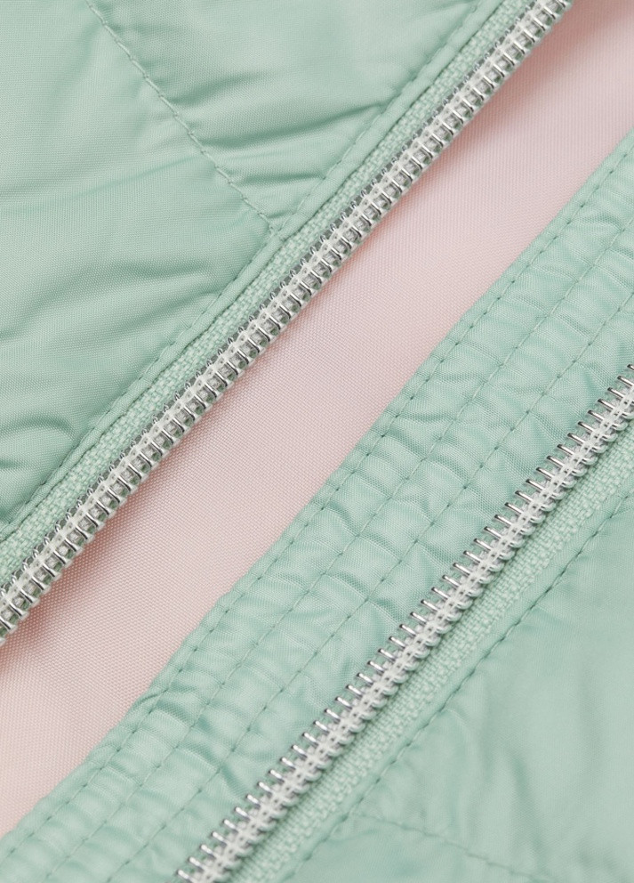 Зеленая демисезонная куртка демисезонная для девочки H&M