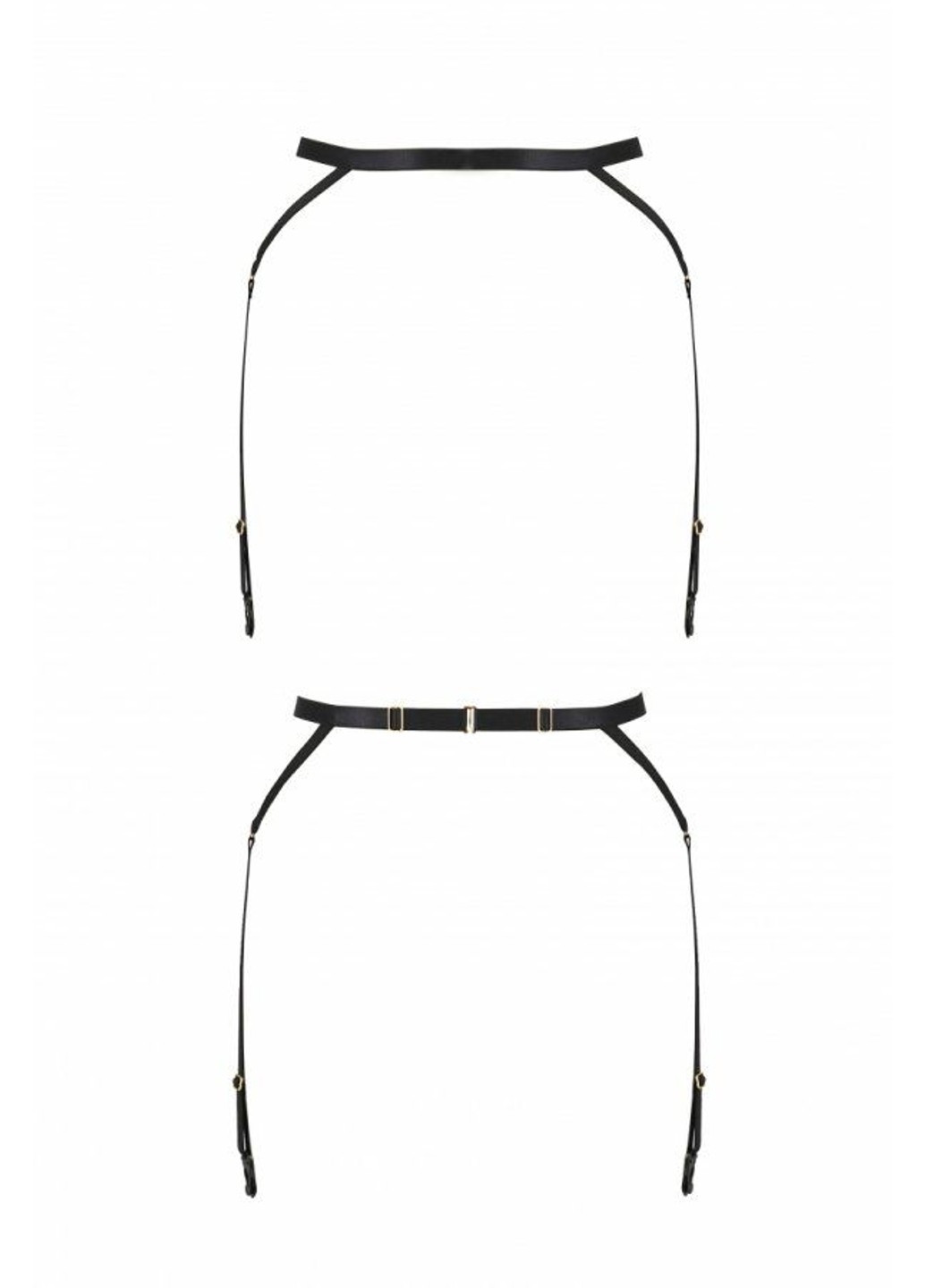 Пояс-стрепи з підв'язками для панчох MEGGY GARTER BELT black S/M - Exclusive Passion (255459653)