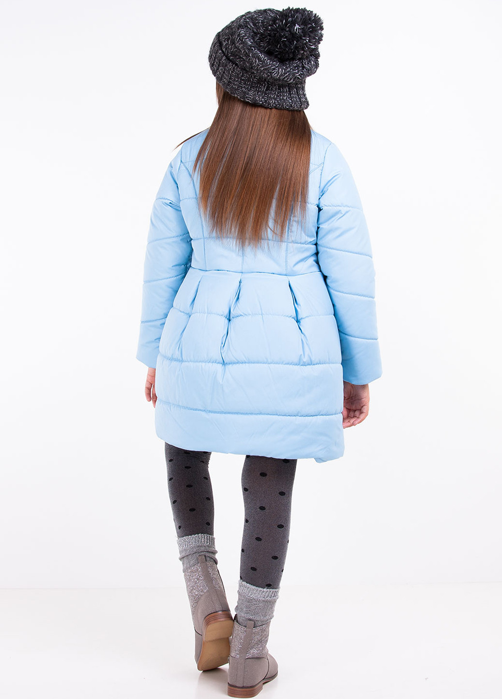 Блакитна зимня куртка Sofia Shelest