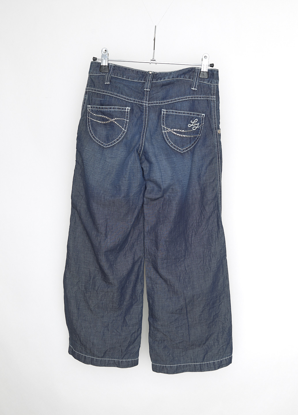 Темно-синие демисезонные прямые джинсы Liu Jo