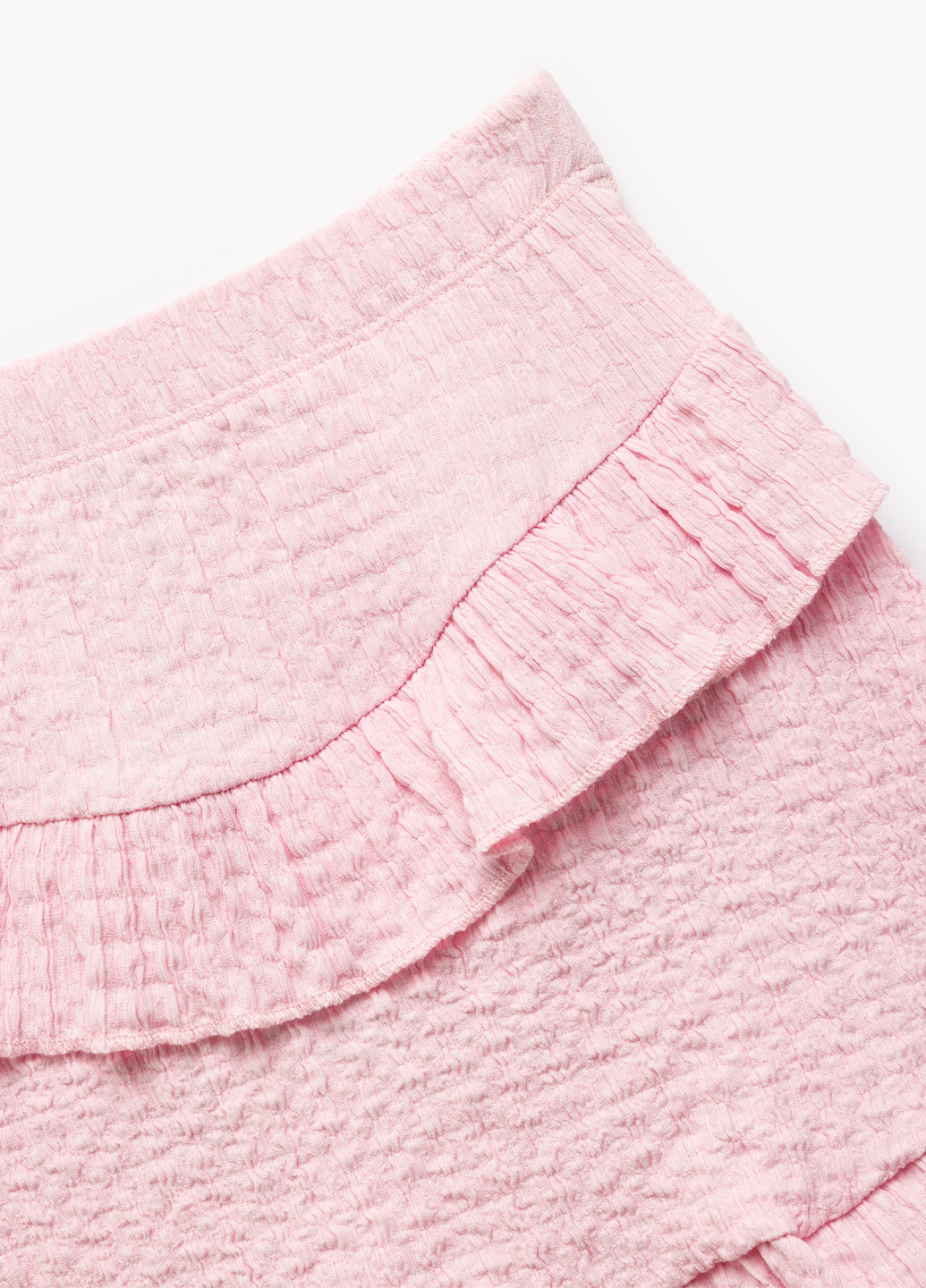 Светло-розовая кэжуал однотонная юбка KOTON а-силуэта (трапеция)