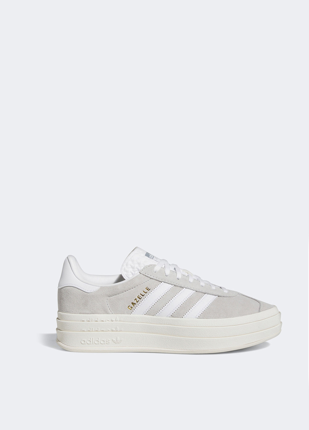 Серые кеды adidas GAZELLE BOLD