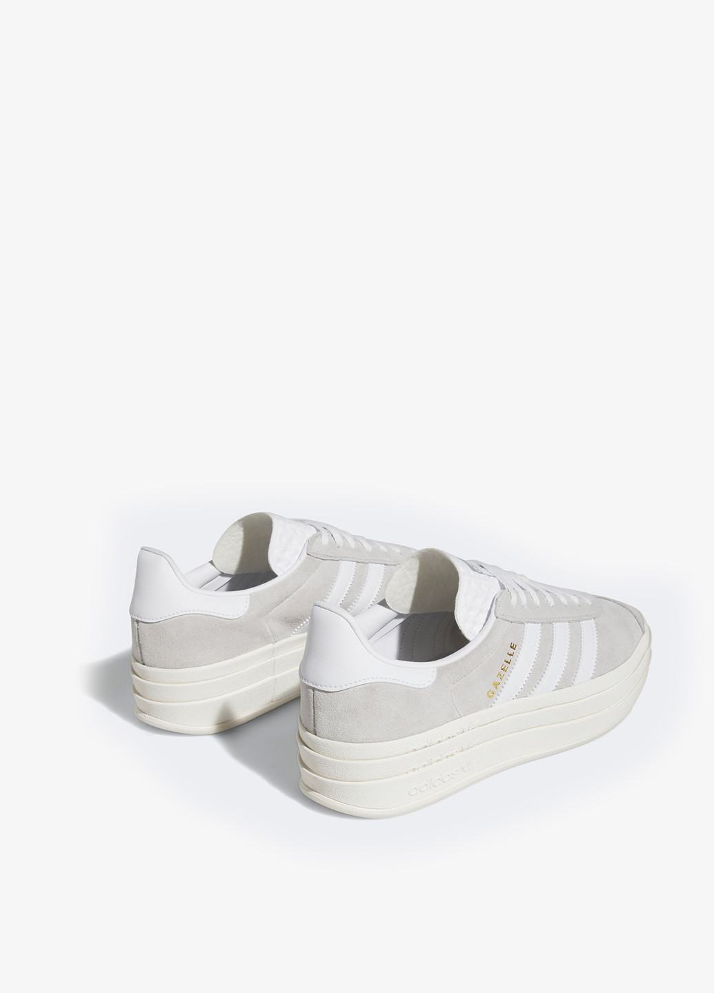 Серые кеды adidas GAZELLE BOLD