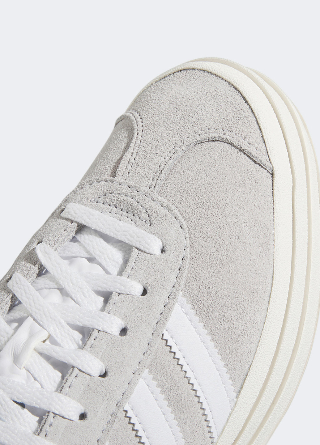 Серые кеды adidas GAZELLE BOLD