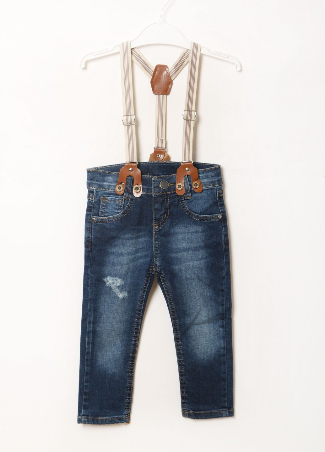 Синие демисезонные джинсы Mirdes