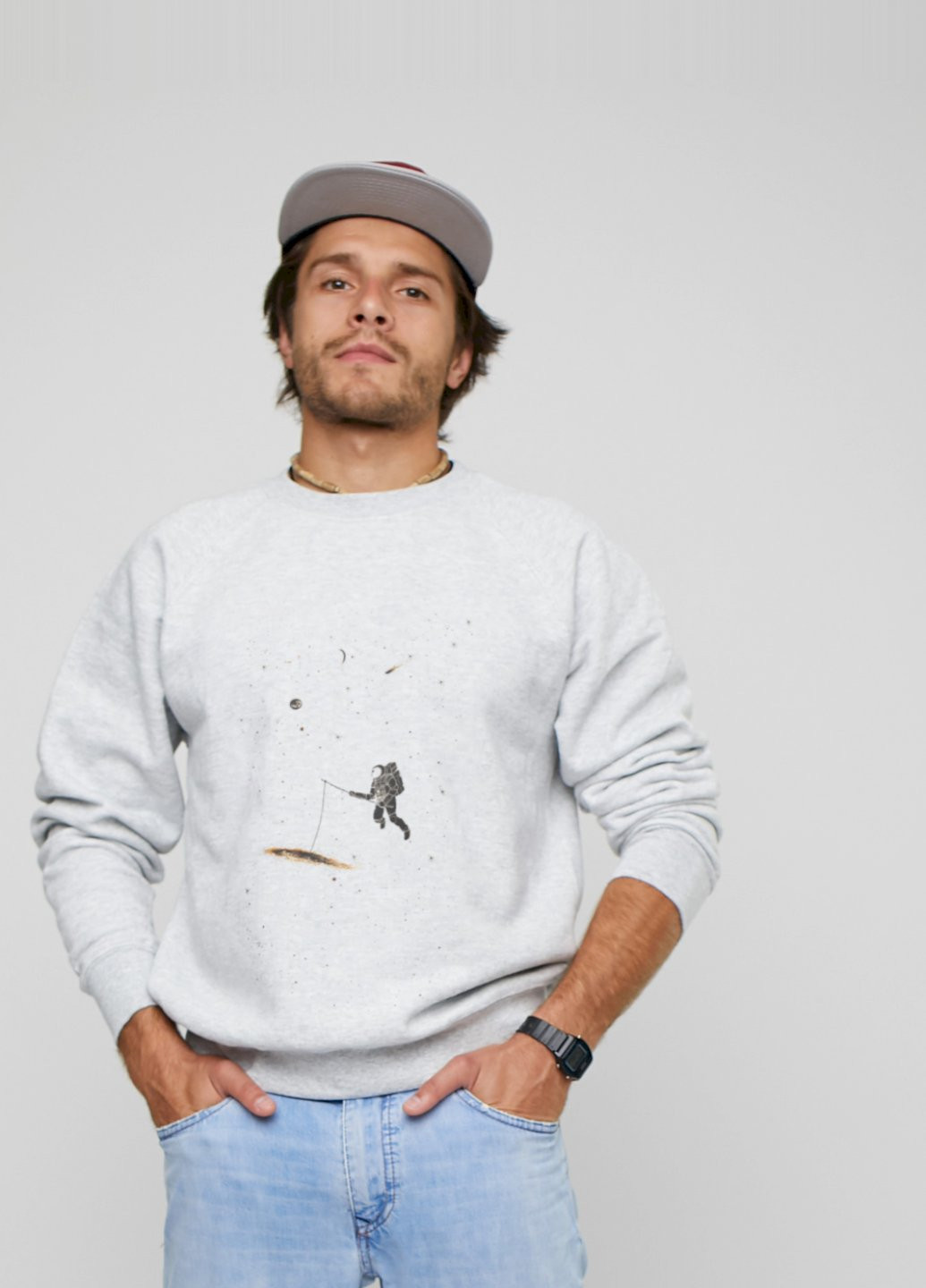 Сірий світшот YAPPI (198688807)