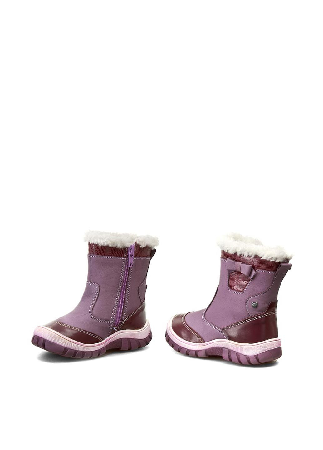Фиолетовые зимние чоботи lasocki kids ci12-1797-34 Lasocki Kids
