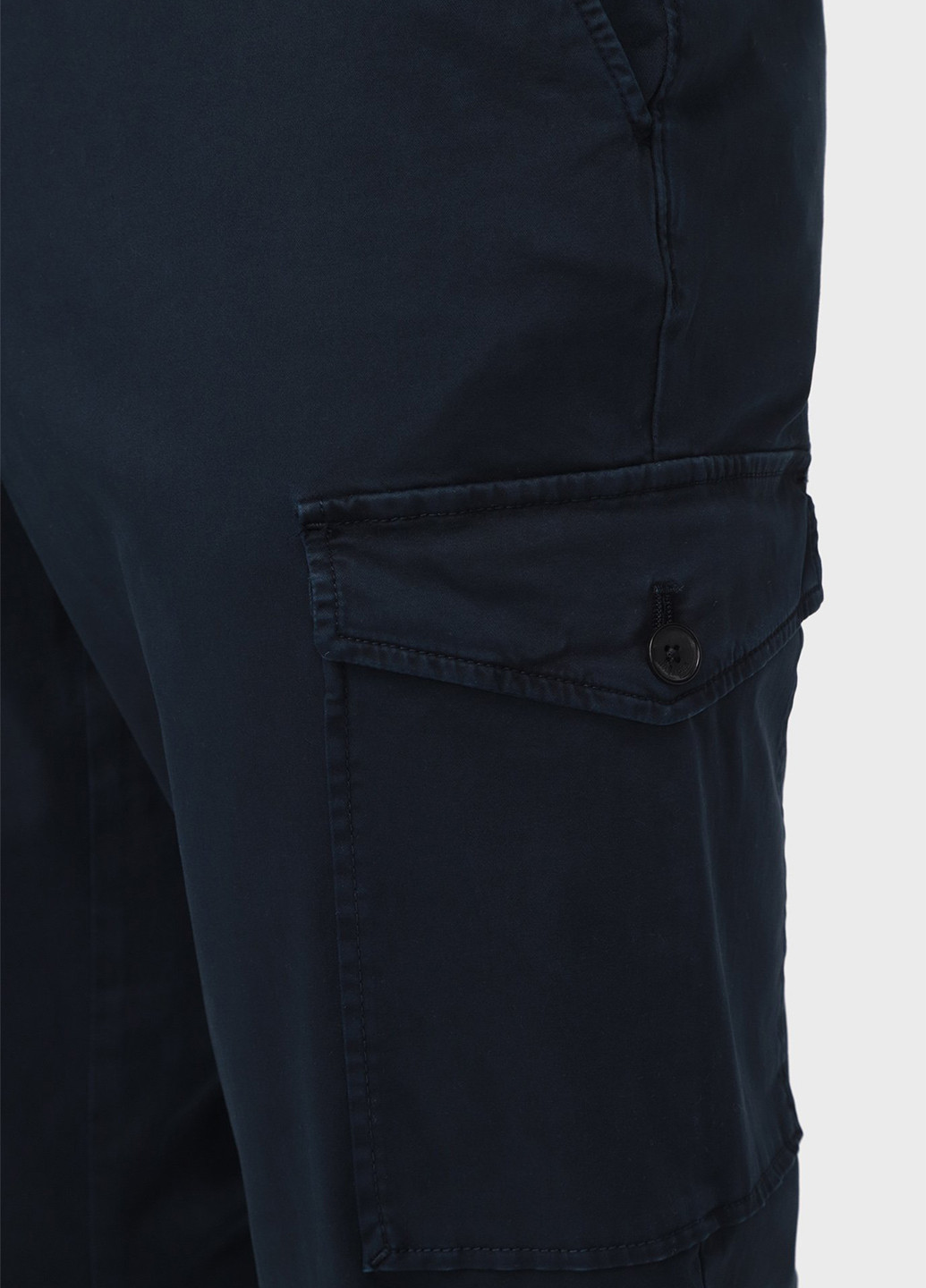Темно-синие кэжуал демисезонные карго, зауженные брюки Tommy Hilfiger