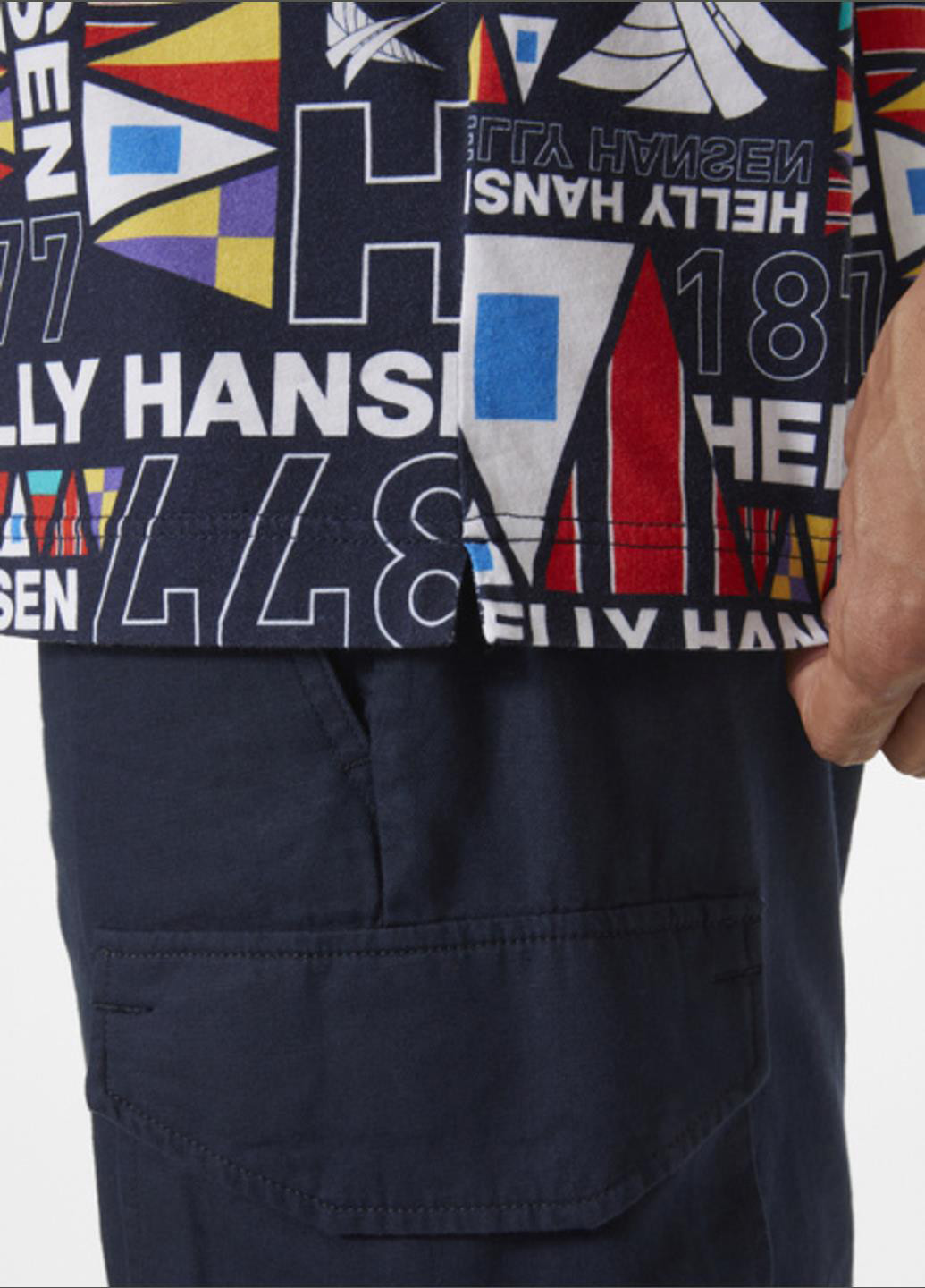 Комбинированная футболка 34303-599 Helly Hansen NEWPORT