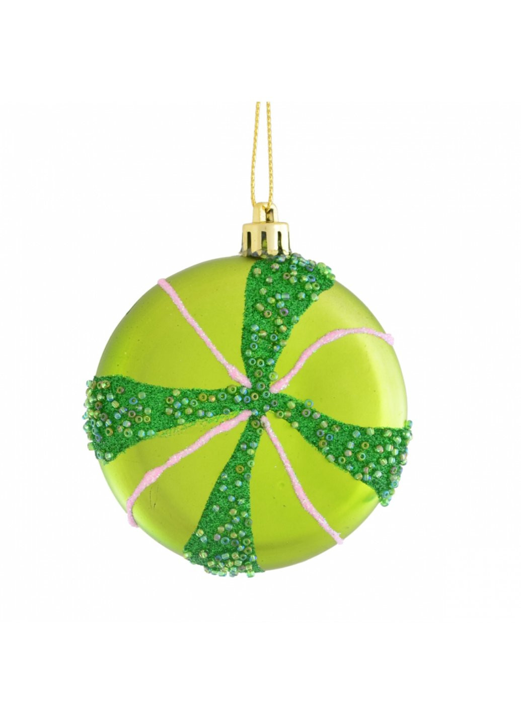 Елочная игрушка Зеленые мечты шар зеленый 8 см (973245) YES! Fun (254593627)