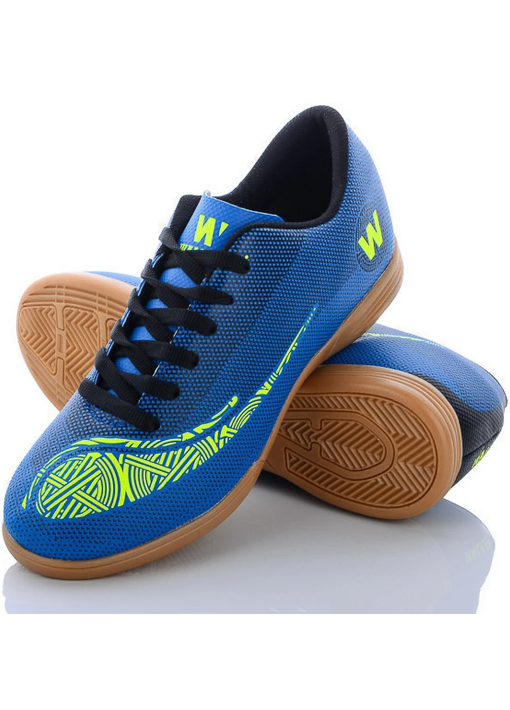 Футзалкі, бампи на поліуретановій підошві futsal-blue 44 Синій Walked (207170042)
