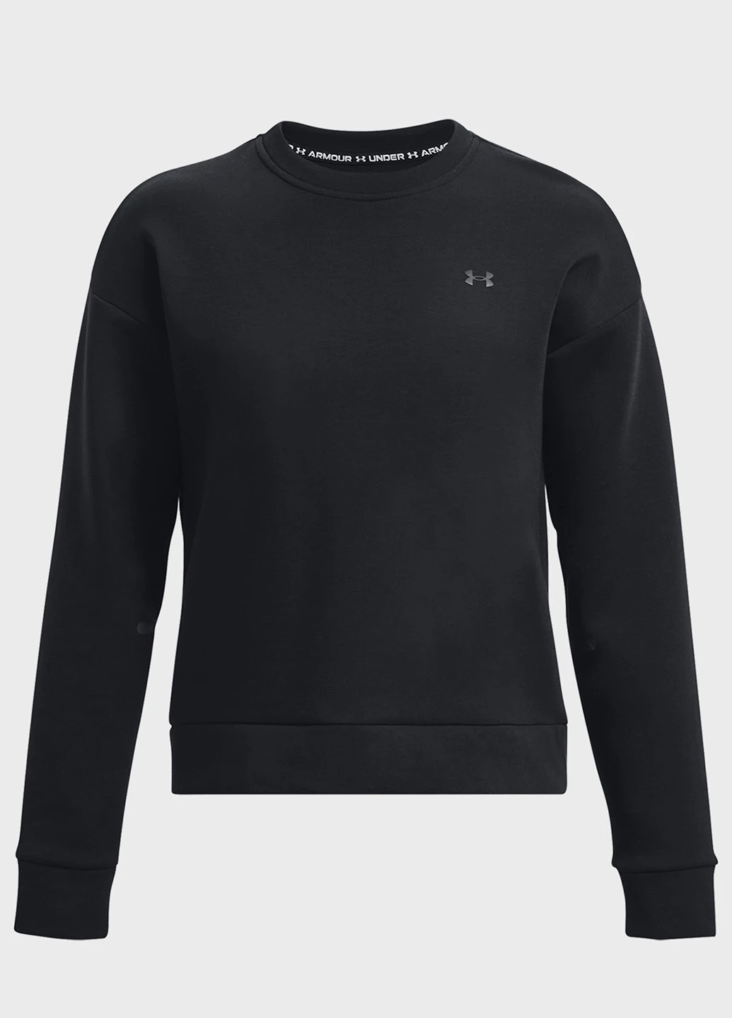 Чорний світшот Under Armour логотип без декору (263207473)