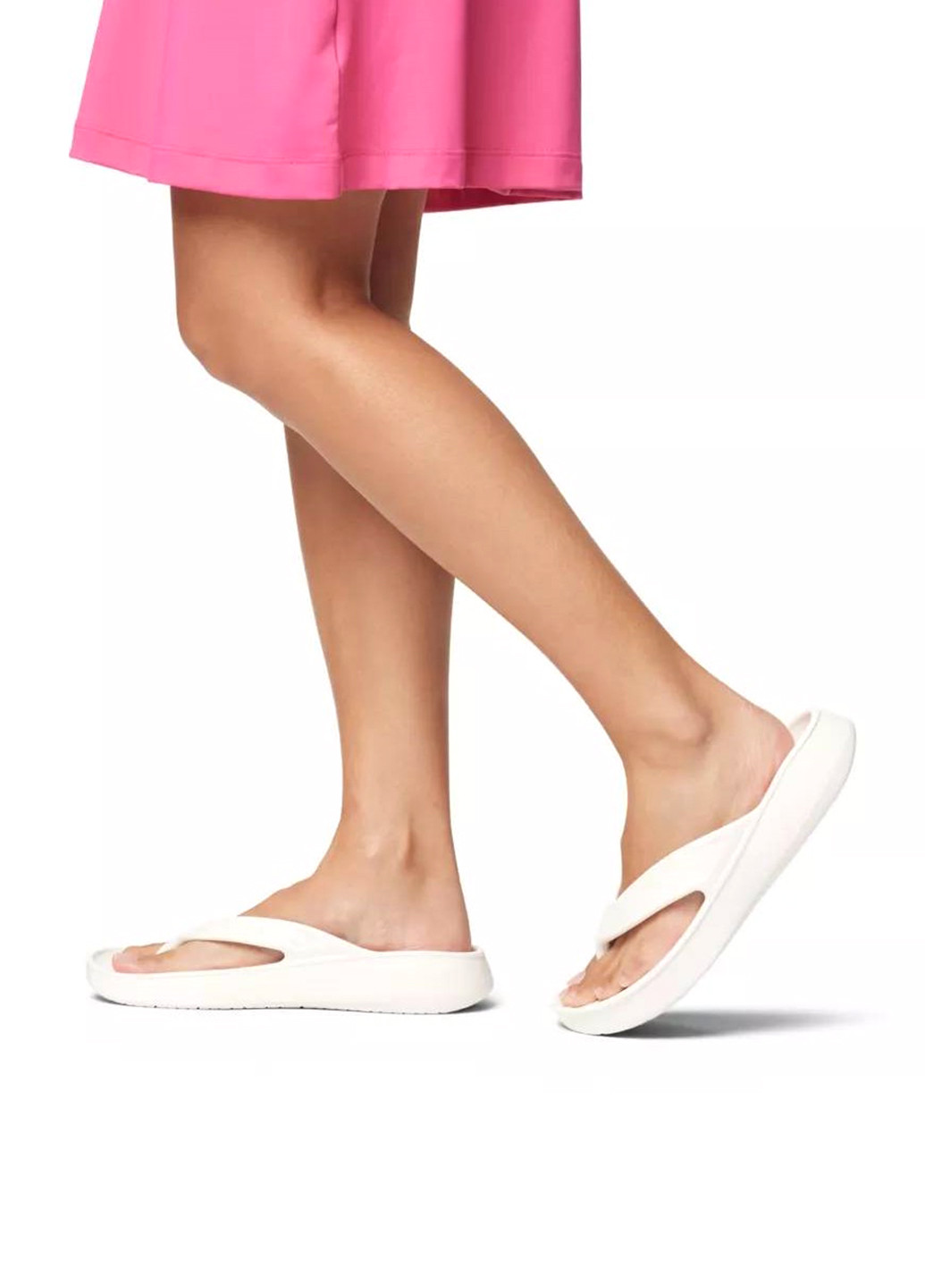 Белые кэжуал, пляжные вьетнамки Columbia