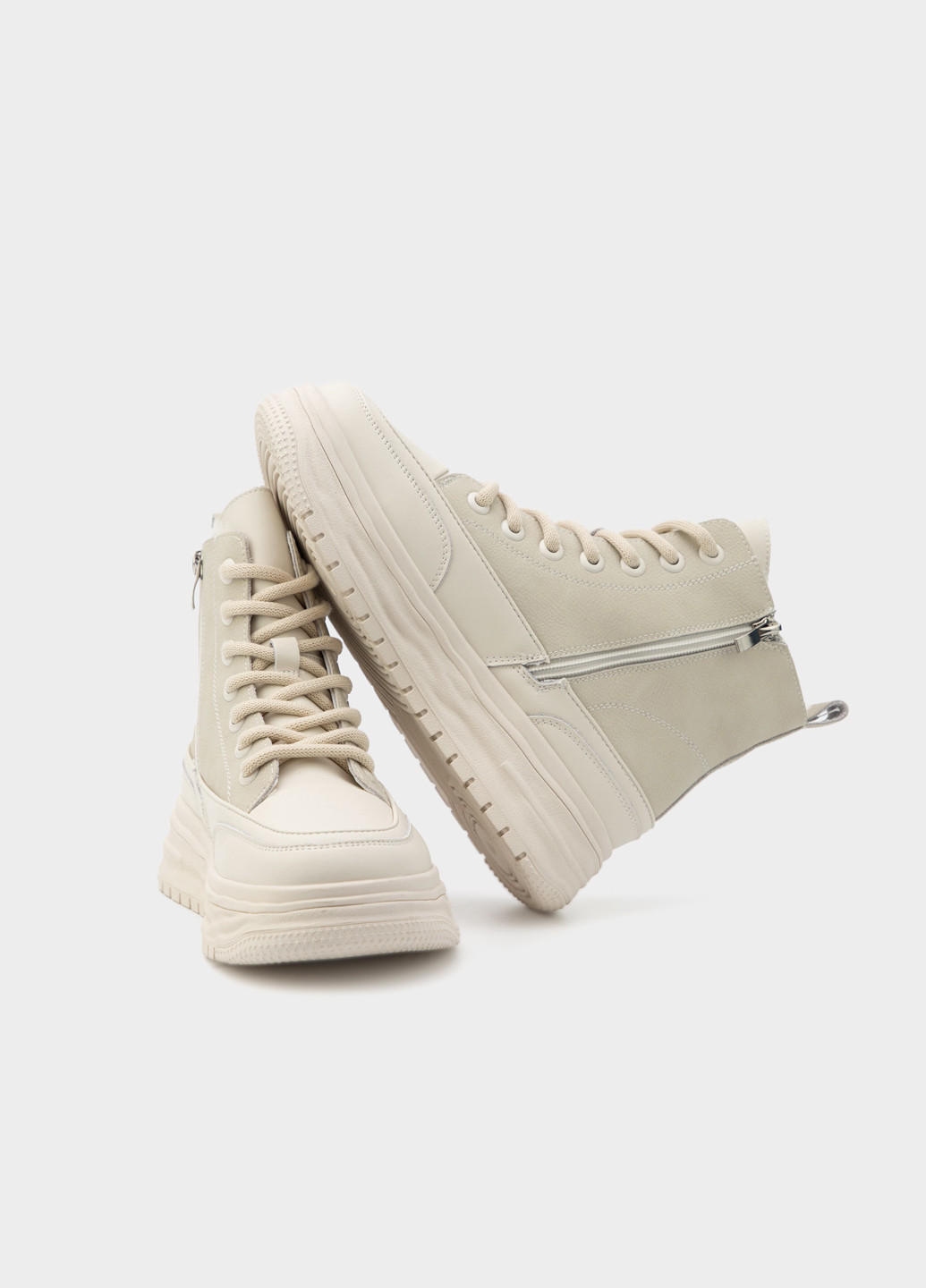 Зимние ботинки Respect без декора из искусственной кожи