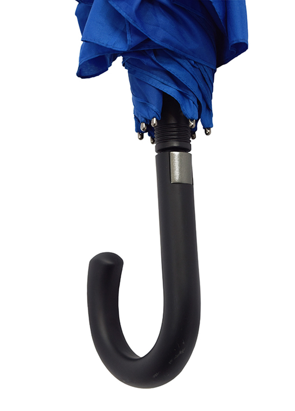 Тёмно-синий зонт-трость полуавтомат, 130 см Bergamo (130449975)