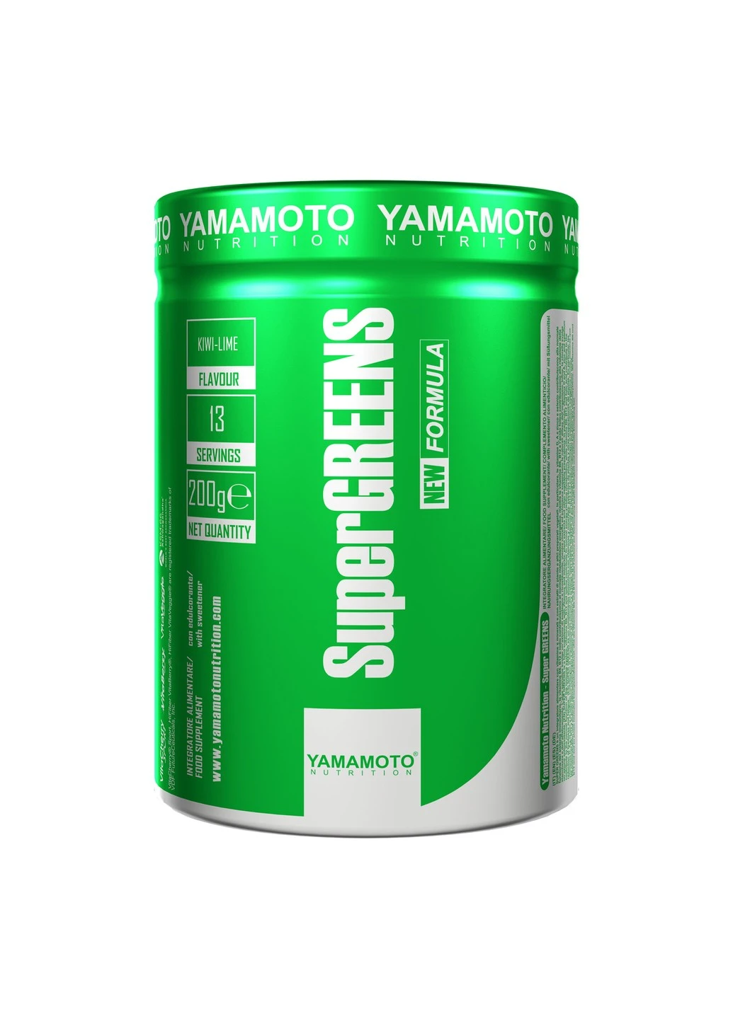 Комплекс вітамінів і мінералів Super GREENS 200 грам М'ята лайм Yamamoto Nutrition (255409901)