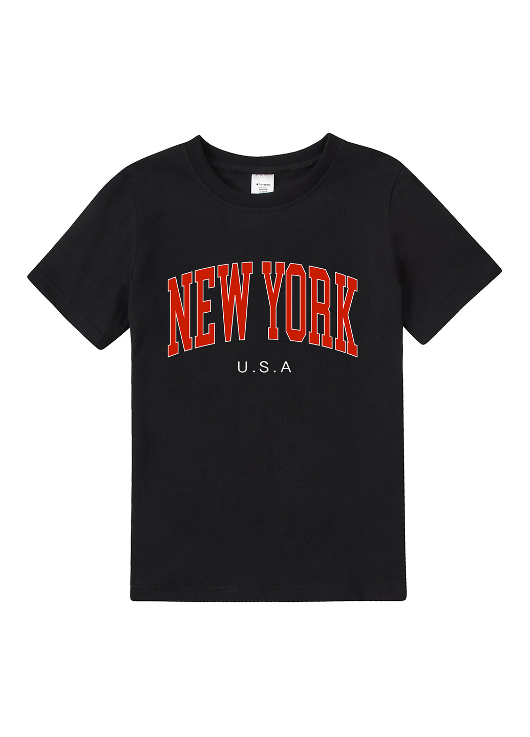 Черная летняя футболка Garnamama