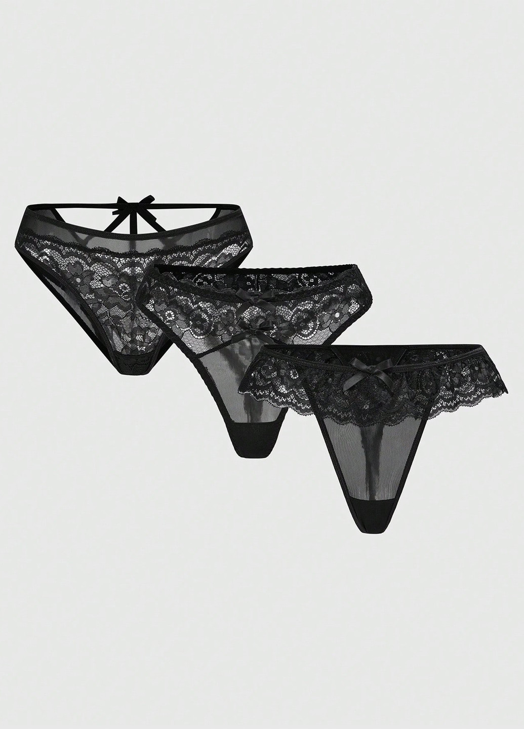 Трусики (3 шт.) SHEIN (366258393)