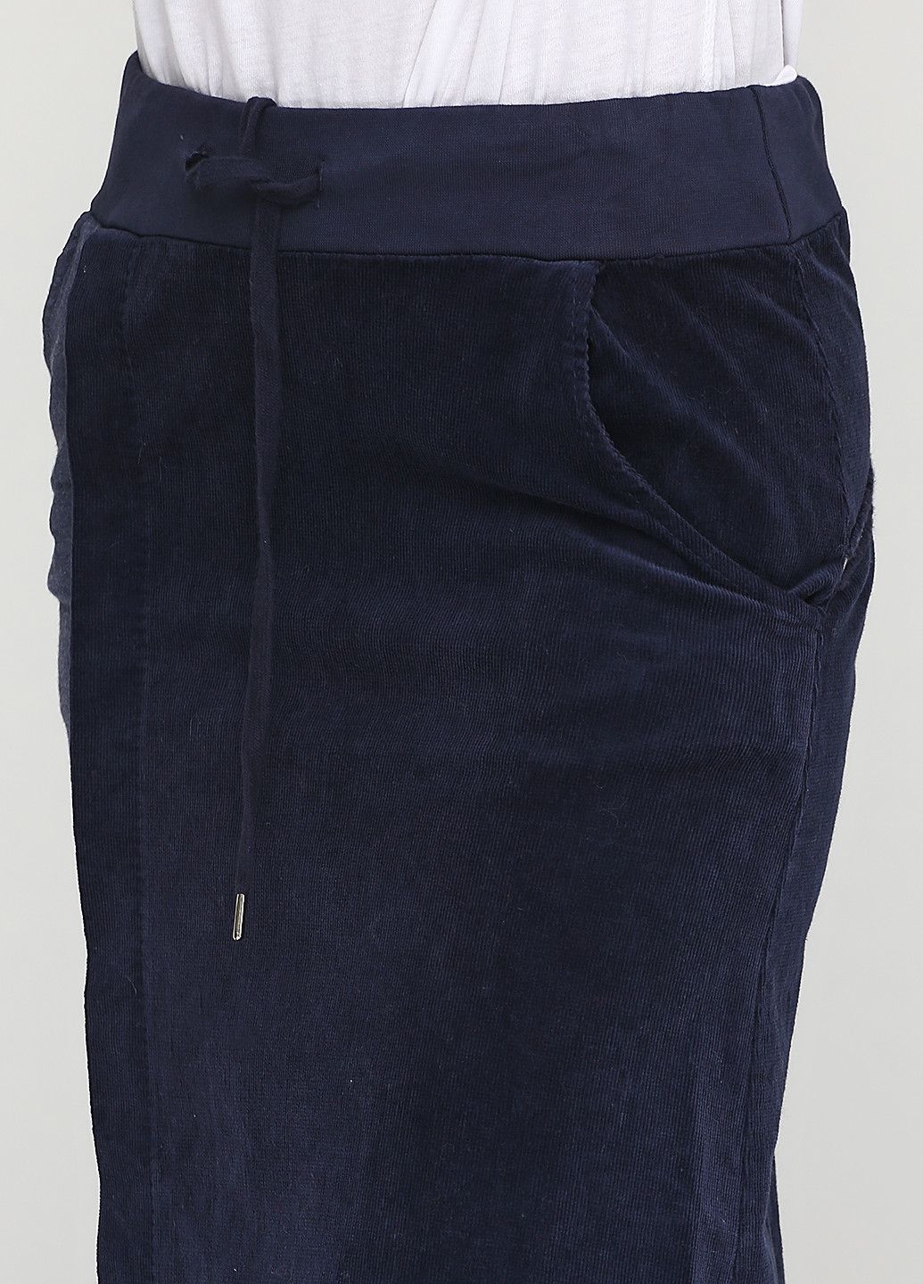 Темно-синяя кэжуал однотонная юбка Pronto