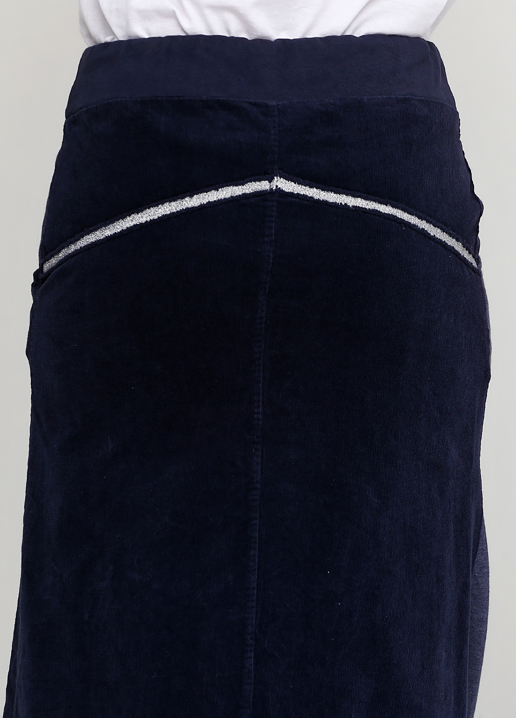 Темно-синяя кэжуал однотонная юбка Pronto