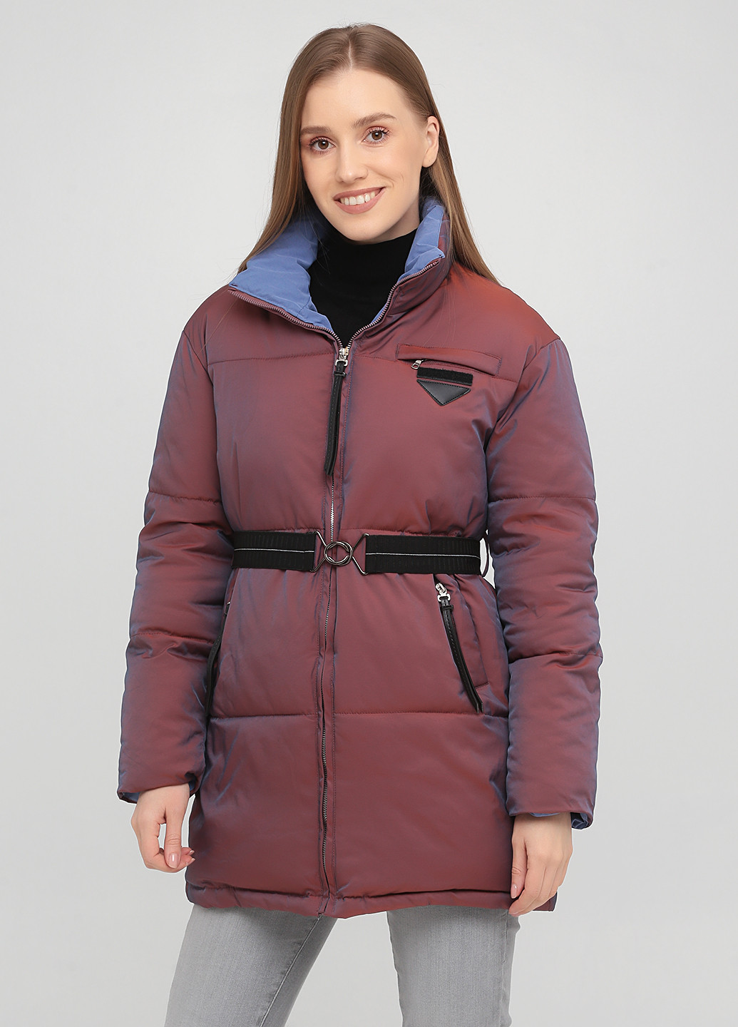 Бордова зимня куртка Annagella