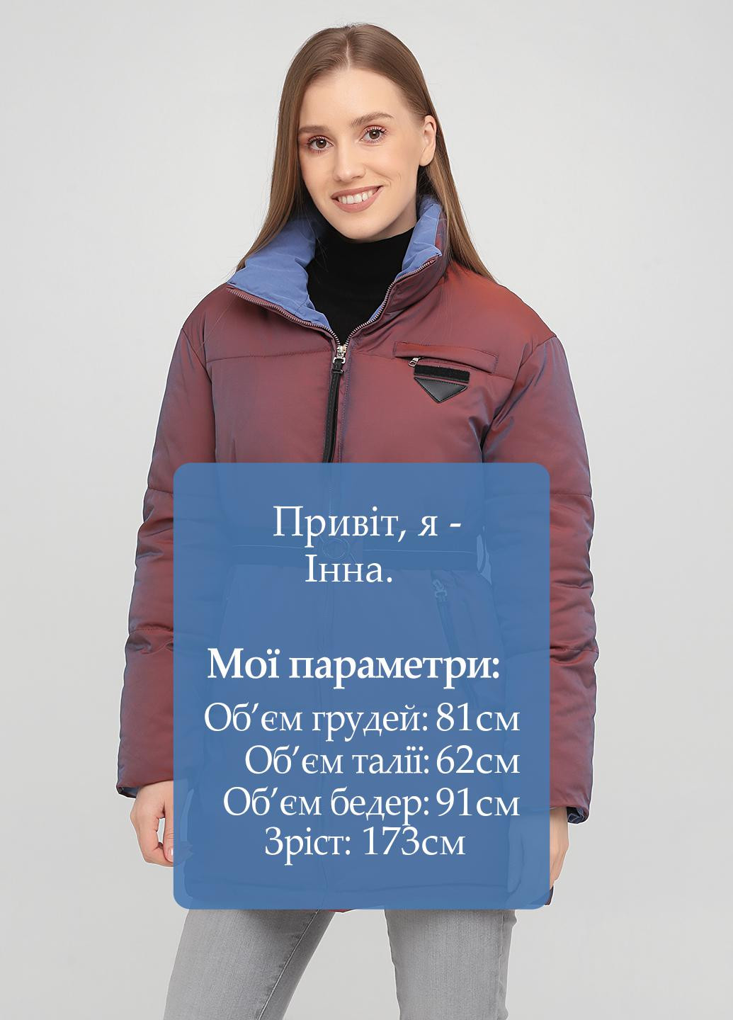 Бордова зимня куртка Annagella