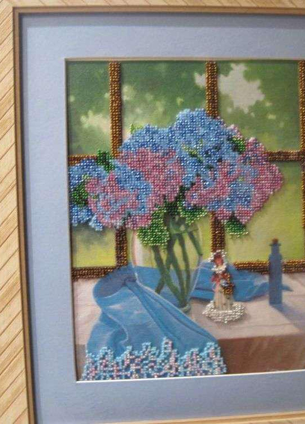 Набор для вшивки бисером на натуральном художественном холсте "Сиреневое настроение" Абрис Арт AB-067 Abris Art (255337303)