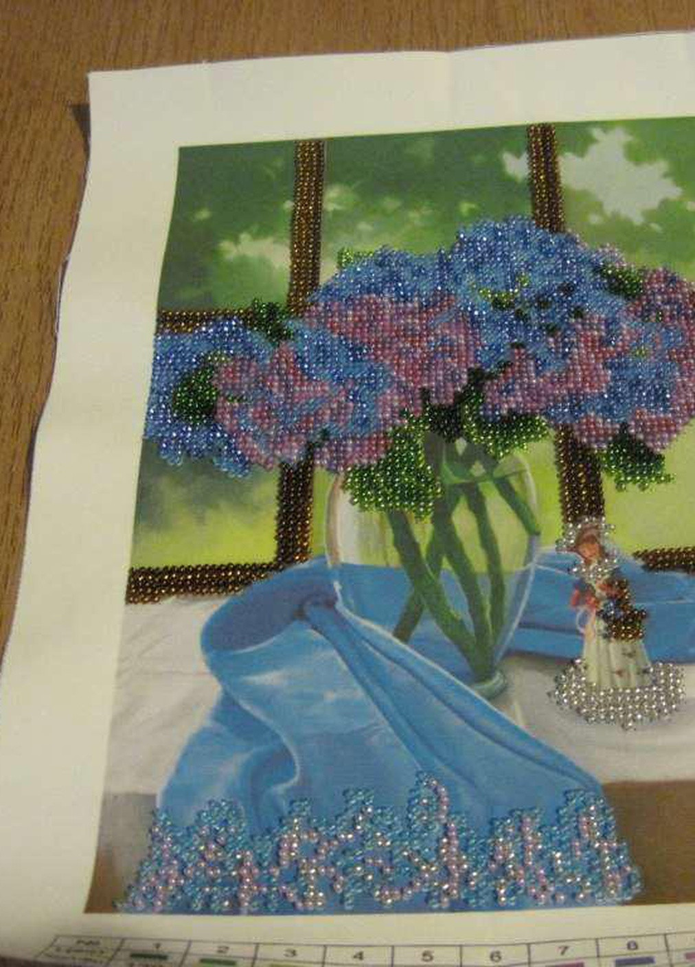 Набор для вшивки бисером на натуральном художественном холсте "Сиреневое настроение" Абрис Арт AB-067 Abris Art (255337303)