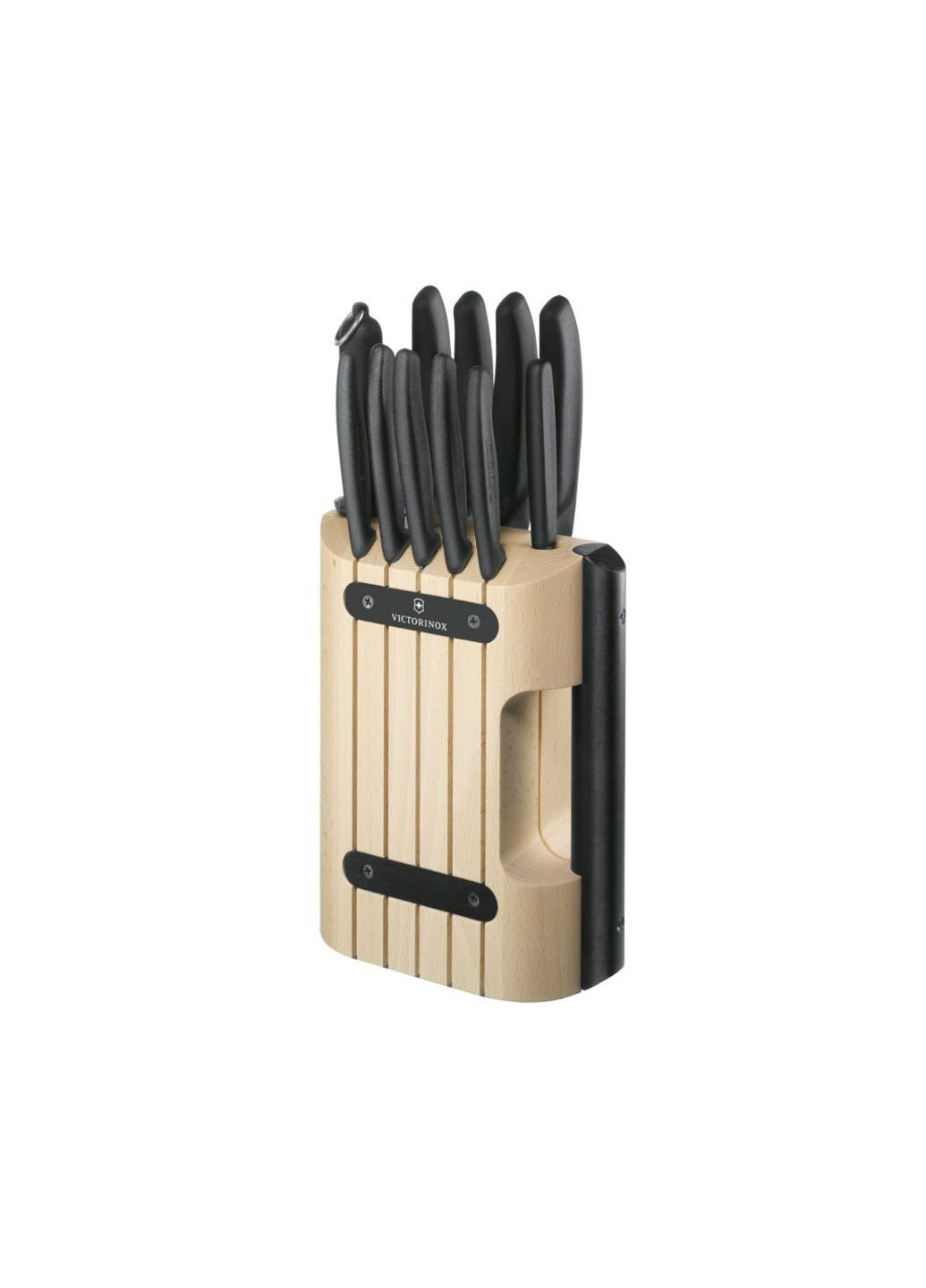Набор ножей SwissClassic Cutlery Block 11 шт (6.7153.11) Victorinox чёрные,