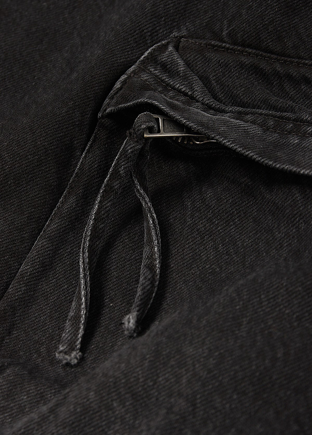 Темно-серая джинсовая однотонная юбка C&A карго