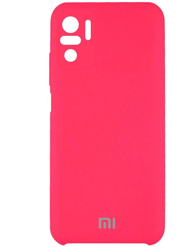 Чохол Silicone Cover Full Camera (AAA) для Xiaomi Redmi Note 10 / Note 10s Рожевий / Shiny pink (is_00000048213_9) Epik (237824989)