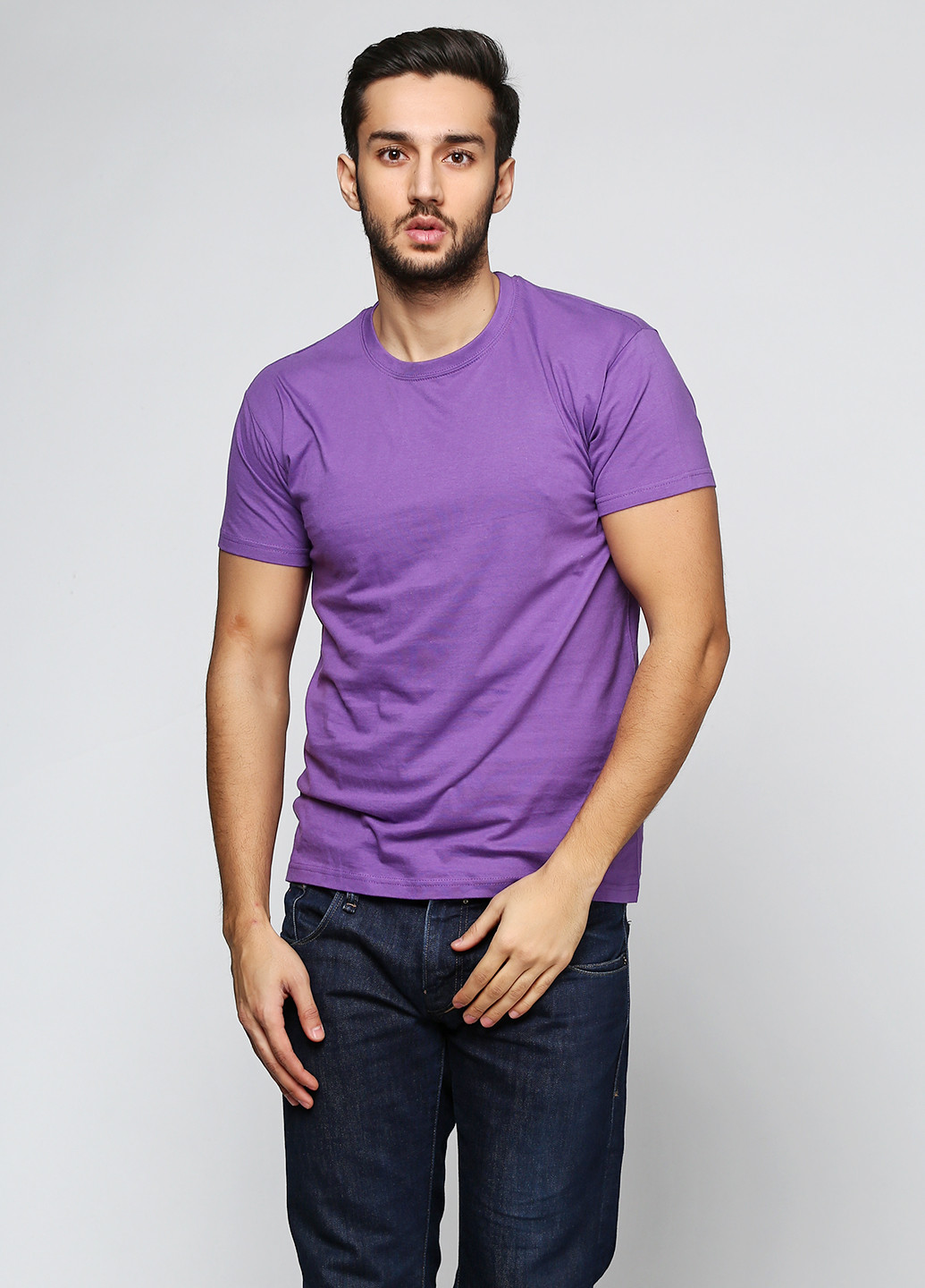 Фиолетовая футболка Sol's