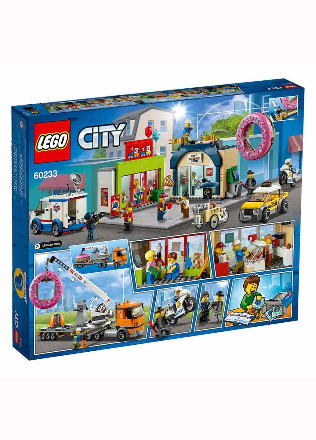 Конструктор Lego City Открытие магазина по продаже пончиков 790 деталей (207383234)