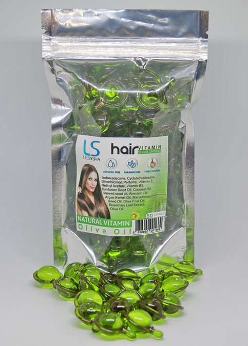 Капсулы для волос Hair Serum Vitamin c оливковым маслом, 50 шт Lesasha (251706119)